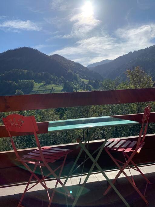 Appartement Vue Piste De Ski Praz-sur-Arly Ngoại thất bức ảnh